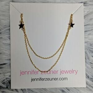 Jennifer Zeuner Star Double Necklace - NWT